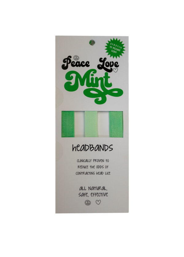 PEACE LOVE MINT HEADBANDS Lice Clinic Wisconsin